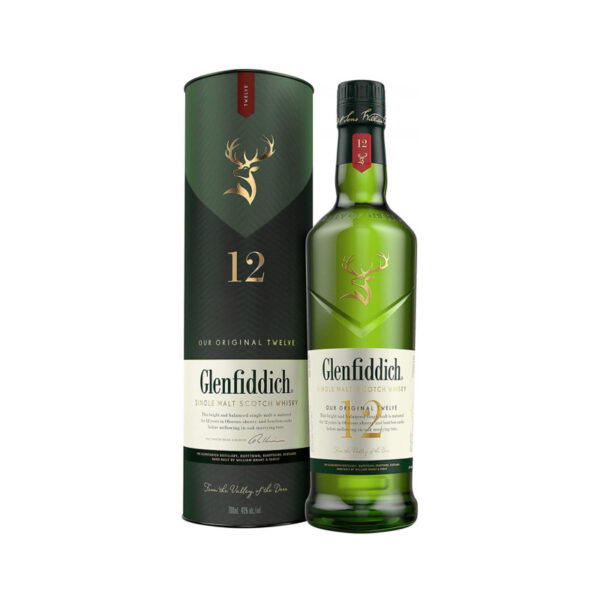 Glenfiddich 12 Year Old Single Malt Whisky 70cl